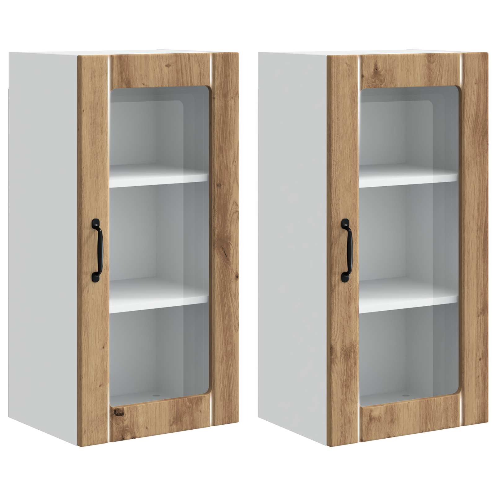 Vaatwasserpaneel met plank 2 pcs Artisan Eiken 40 x 31 x 80 cm is nu te koop bij PeponiXL, paradijselijk wonen!