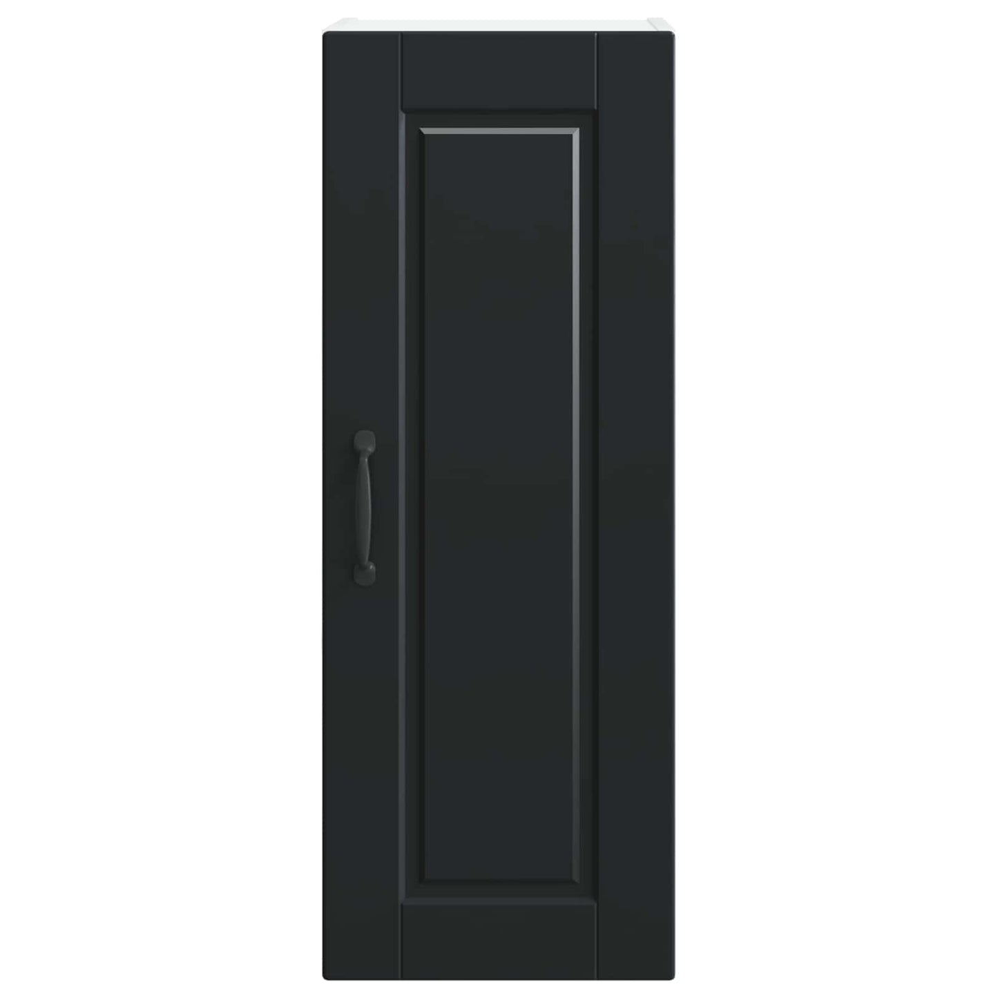 Keukenkast met plank Zwart 30 x 31 x 80 cm Bewerkt hout is nu te koop bij PeponiXL, paradijselijk wonen!