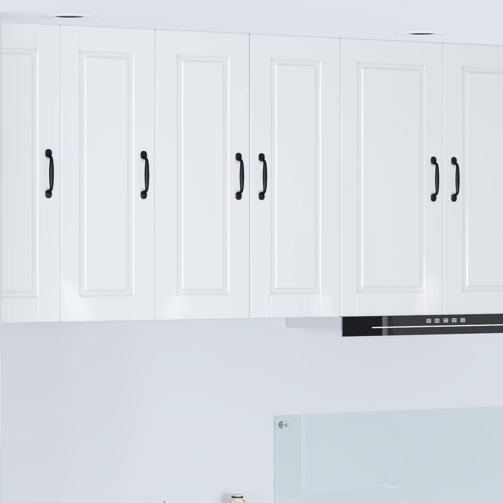 Vaatwasserpaneel met plank 2 pcs Hoogglans wit 30 x 31 x 80 cm is nu te koop bij PeponiXL, paradijselijk wonen!