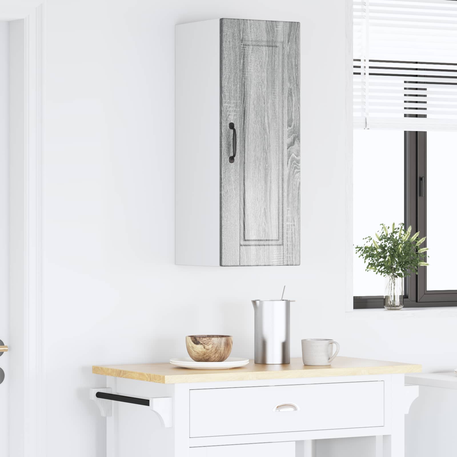 Vaatwasserpaneel Grijs Sonoma 30 x 31 x 80 cm Bewerkt hout is nu te koop bij PeponiXL, paradijselijk wonen!