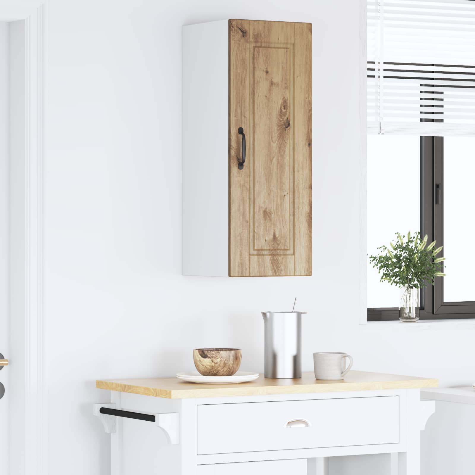Vaatwasserpaneel Artisan Eiken 30 x 31 x 80 cm Bewerkt hout is nu te koop bij PeponiXL, paradijselijk wonen!