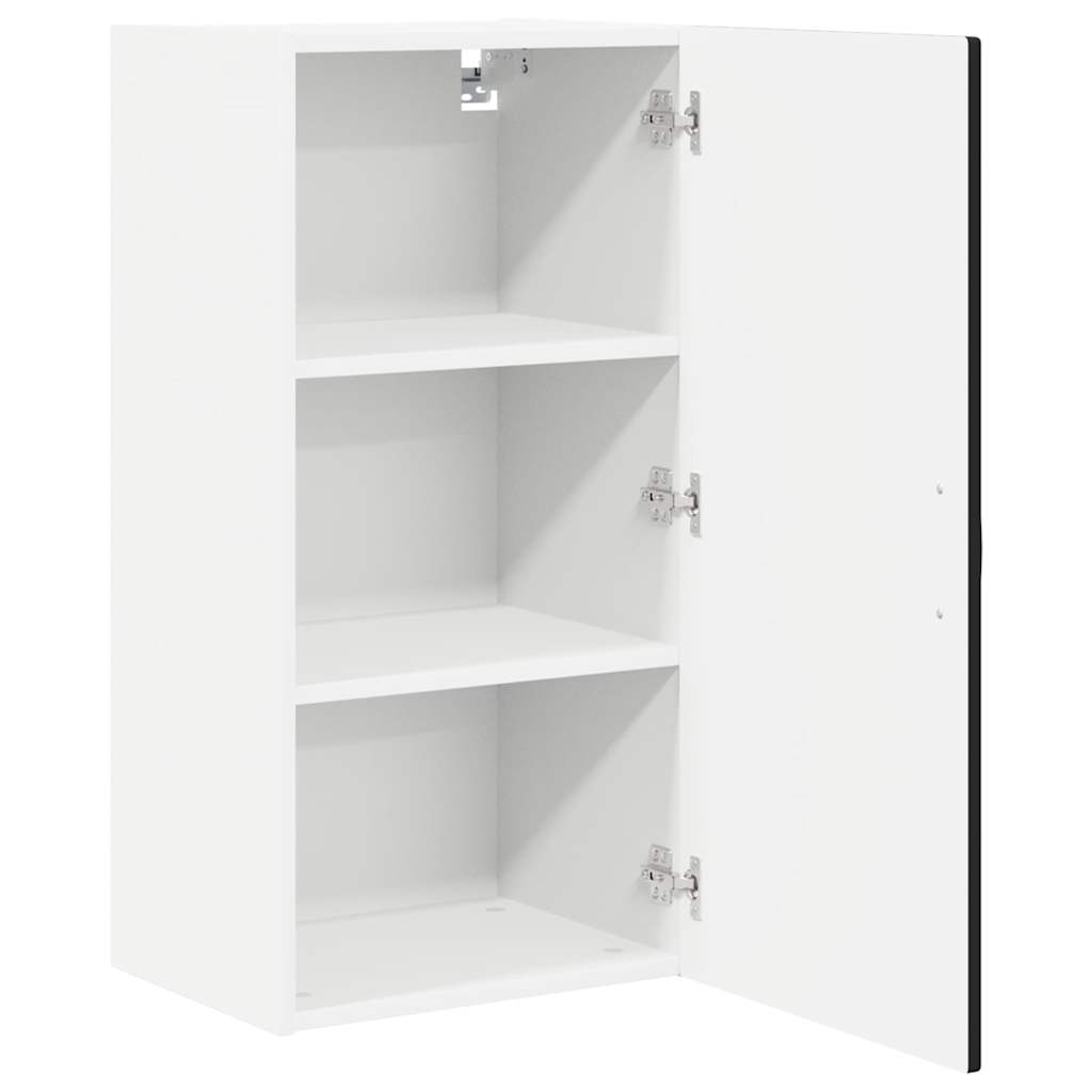 Vaatwasserpaneel met plank Zwart 40 x 31 x 80 cm Bewerkt hout is nu te koop bij PeponiXL, paradijselijk wonen!