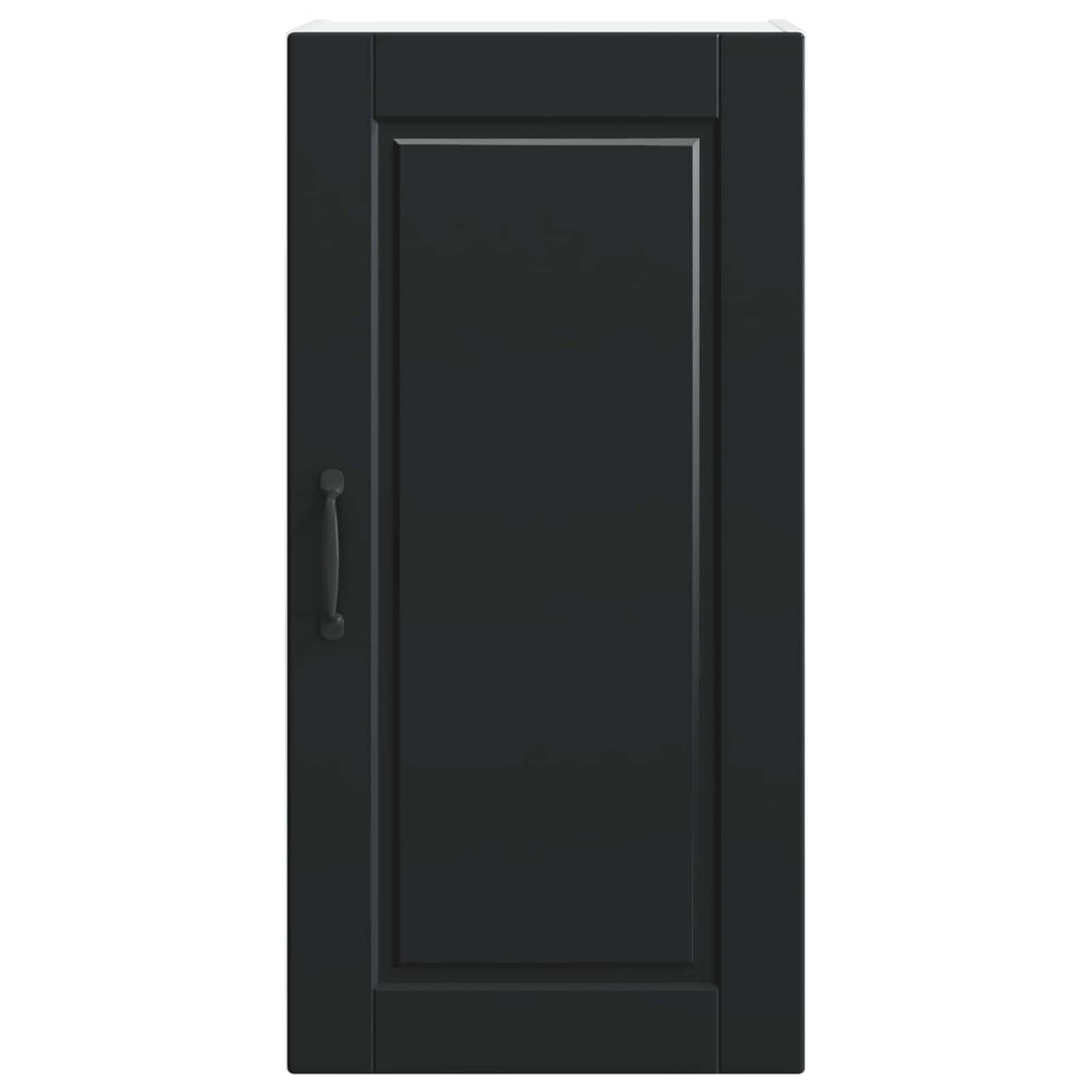 Vaatwasserpaneel met plank Zwart 40 x 31 x 80 cm Bewerkt hout is nu te koop bij PeponiXL, paradijselijk wonen!