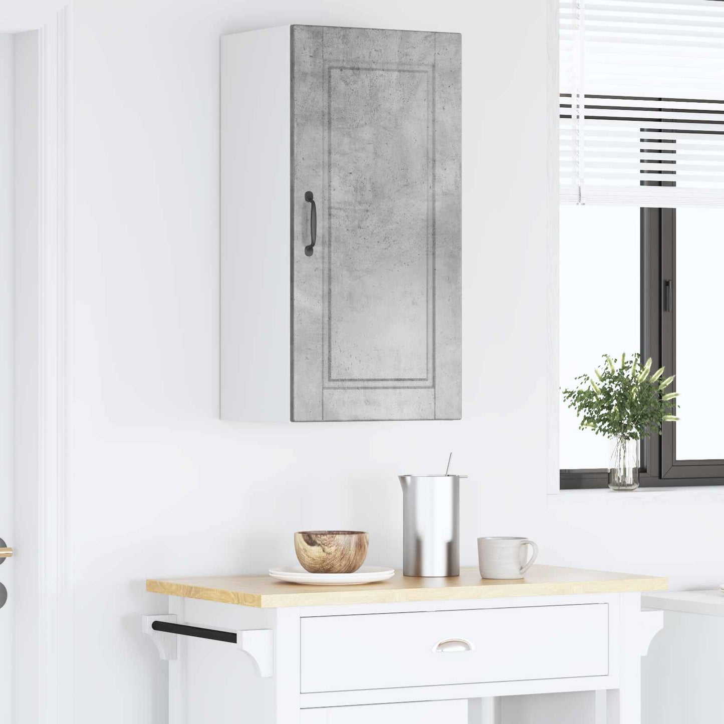 Vaatwasserpaneel Beton Grijs 40 x 31 x 80 cm Bewerkt hout is nu te koop bij PeponiXL, paradijselijk wonen!