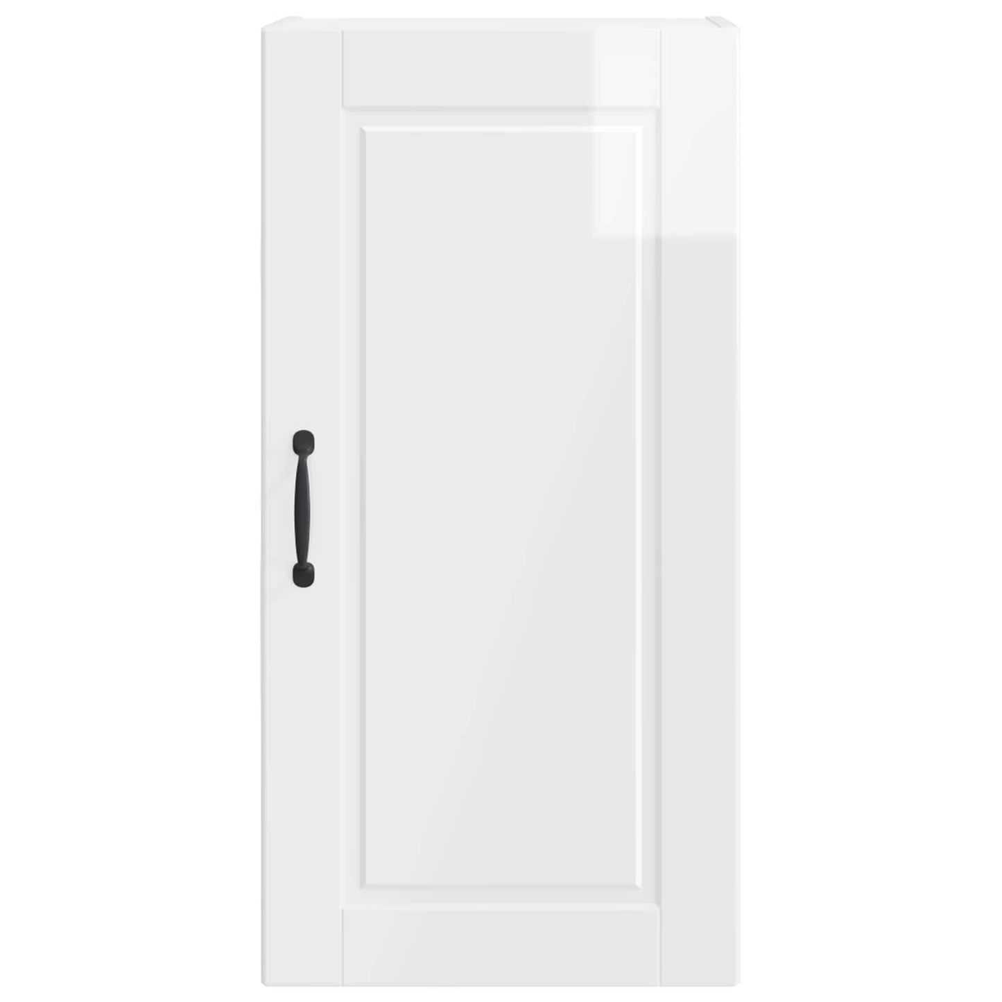 Keukenkast met plank Hoogglans wit 40 x 31 x 80 cm Bewerkt hout is nu te koop bij PeponiXL, paradijselijk wonen!