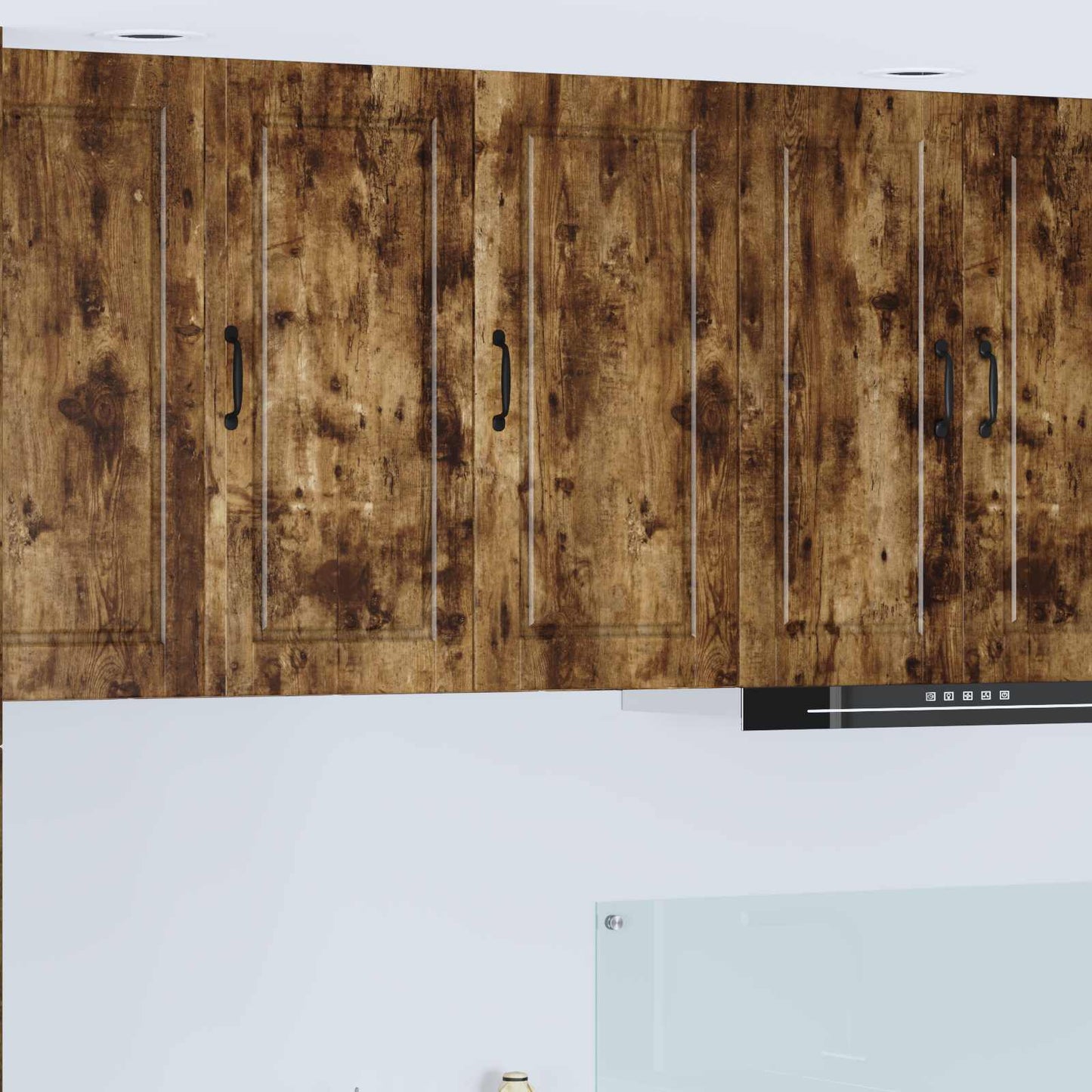 Vaatwasserpaneel Gerookt eiken 40 x 31 x 80 cm Bewerkt hout is nu te koop bij PeponiXL, paradijselijk wonen!