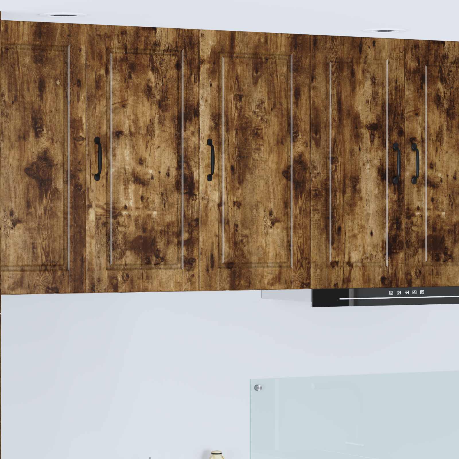 Vaatwasserpaneel Gerookt eiken 40 x 31 x 80 cm Bewerkt hout is nu te koop bij PeponiXL, paradijselijk wonen!