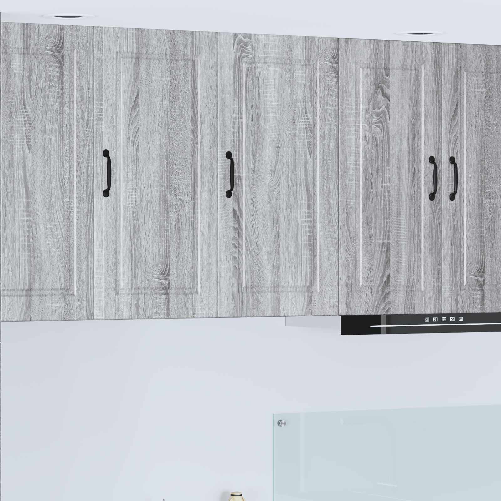 Keukenkast met plank Grijs Sonoma 40 x 31 x 80 cm Bewerkt hout is nu te koop bij PeponiXL, paradijselijk wonen!