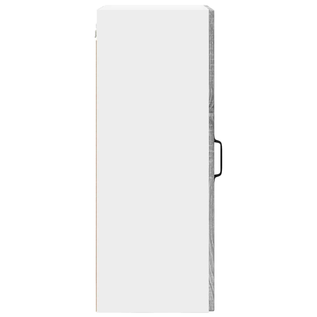 Keukenkast met plank Grijs Sonoma 40 x 31 x 80 cm Bewerkt hout is nu te koop bij PeponiXL, paradijselijk wonen!