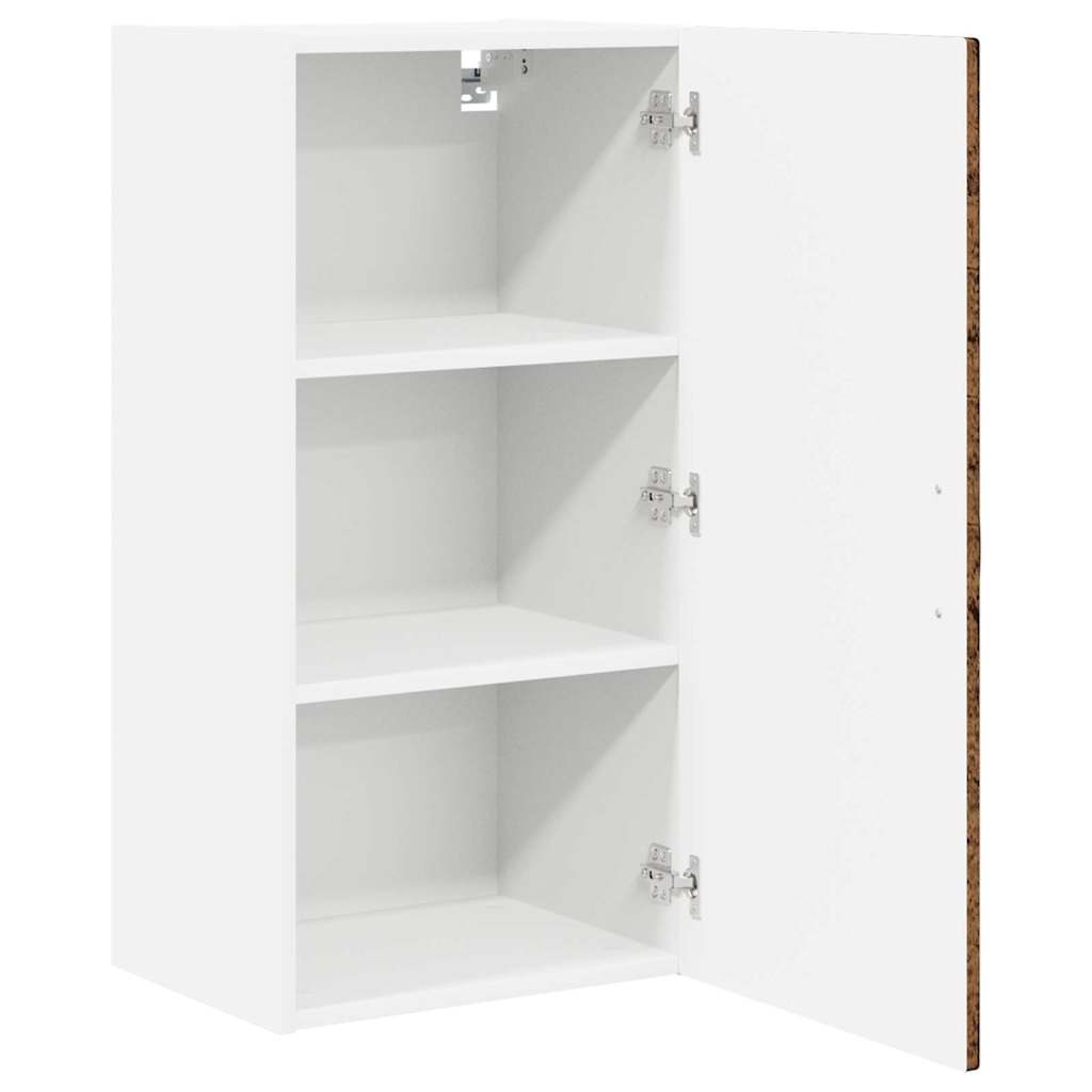 Keukenkast met plank Oudhout 40 x 31 x 80 cm Bewerkt hout is nu te koop bij PeponiXL, paradijselijk wonen!