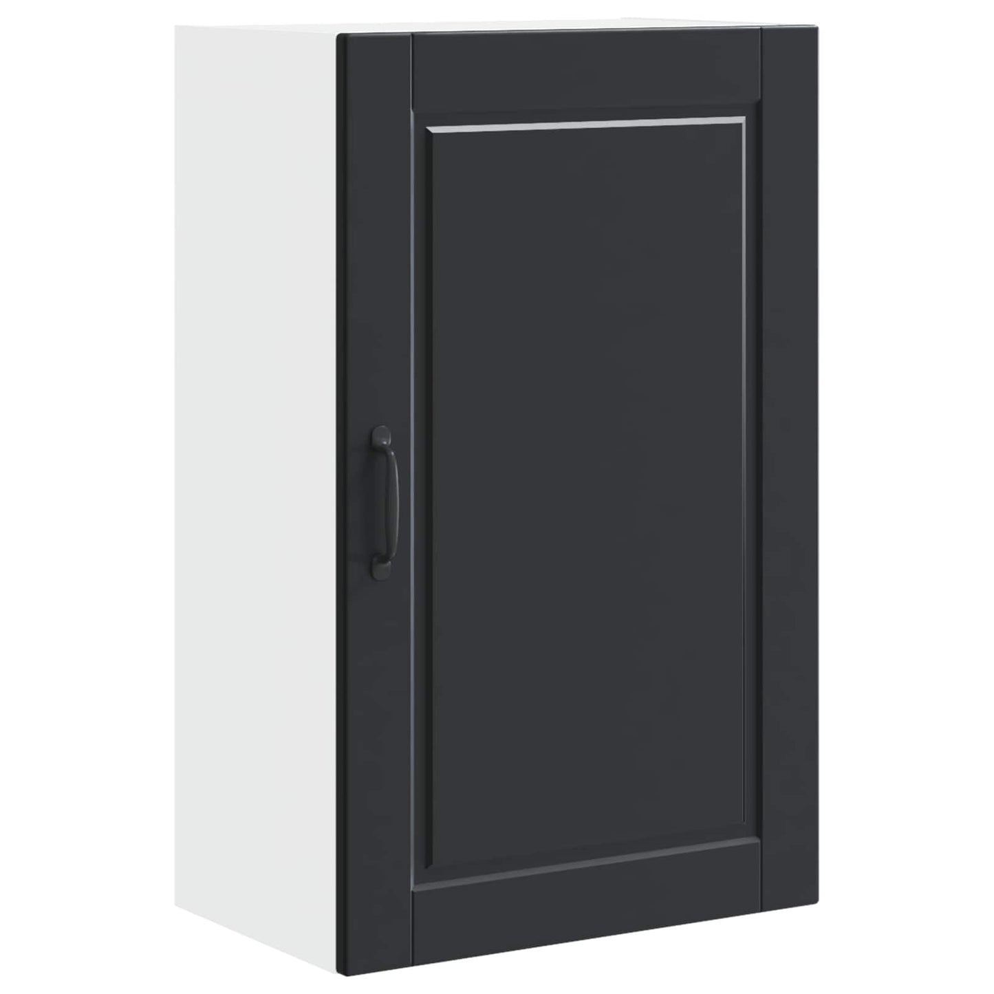 Vaatwasserpaneel met plank Zwart 50 x 31 x 80 cm Bewerkt hout is nu te koop bij PeponiXL, paradijselijk wonen!