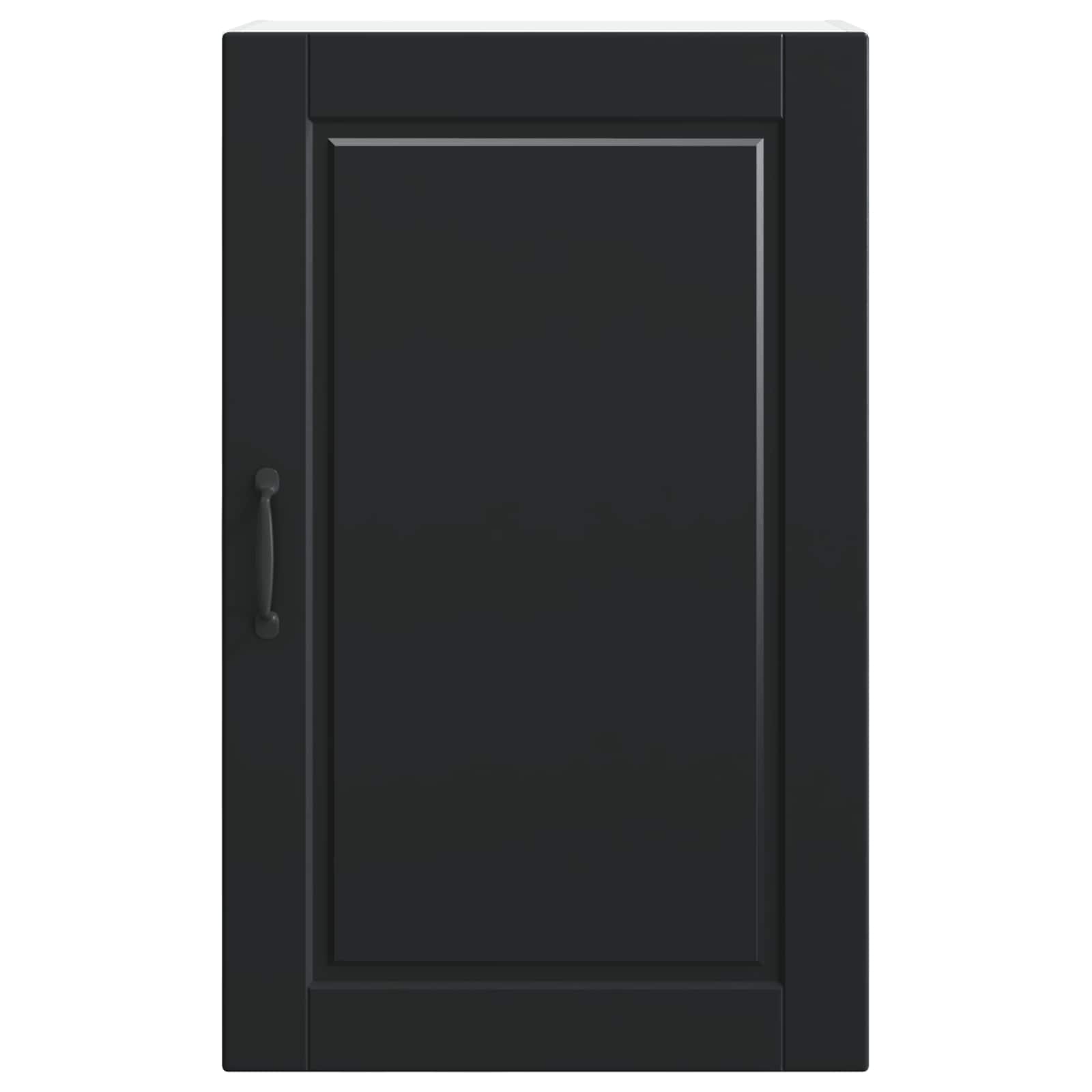 Vaatwasserpaneel met plank Zwart 50 x 31 x 80 cm Bewerkt hout is nu te koop bij PeponiXL, paradijselijk wonen!