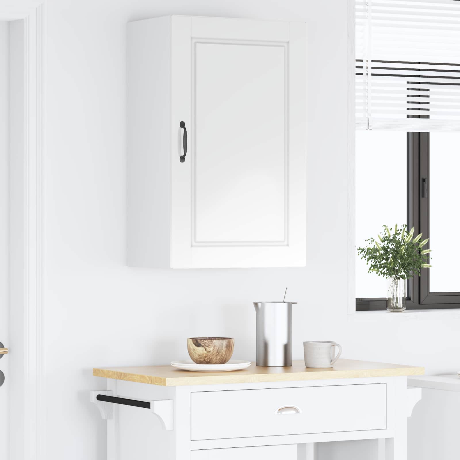 Vaatwasserpaneel Hoogglans wit 50 x 31 x 80 cm Bewerkt hout is nu te koop bij PeponiXL, paradijselijk wonen!