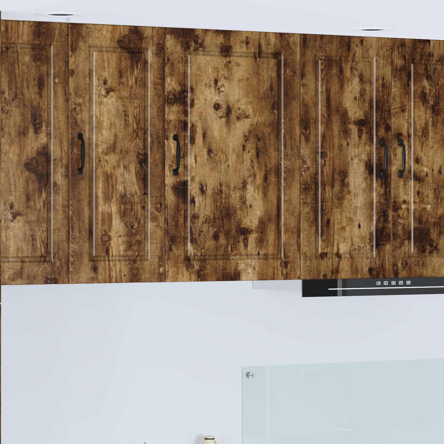 Vaatwasserpaneel Gerookt eiken 50 x 31 x 80 cm Bewerkt hout is nu te koop bij PeponiXL, paradijselijk wonen!