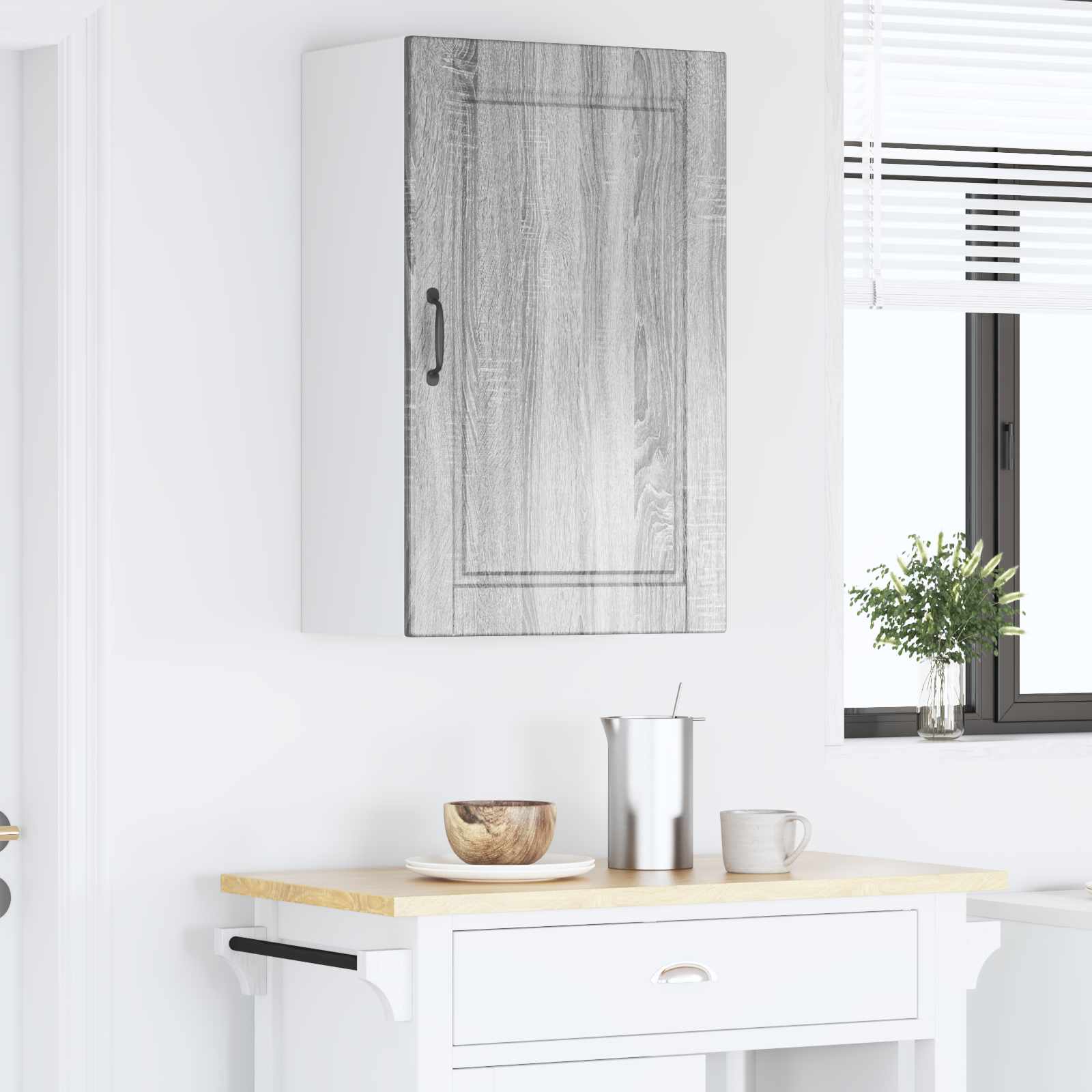 Vaatwasserpaneel Grijs Sonoma 50 x 31 x 80 cm Bewerkt hout is nu te koop bij PeponiXL, paradijselijk wonen!