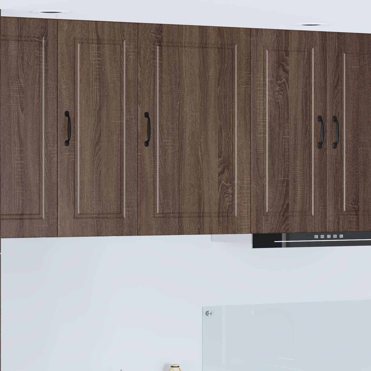 Vaatwasserpaneel Bruin Eiken 50 x 31 x 80 cm Bewerkt hout is nu te koop bij PeponiXL, paradijselijk wonen!