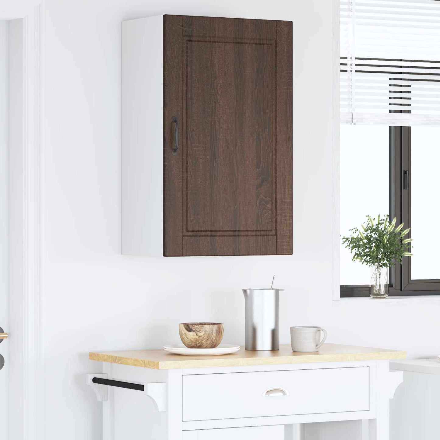Vaatwasserpaneel Bruin Eiken 50 x 31 x 80 cm Bewerkt hout is nu te koop bij PeponiXL, paradijselijk wonen!