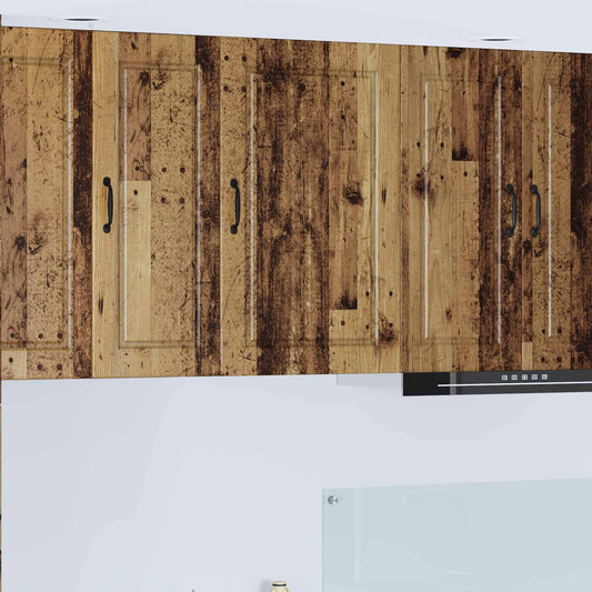 Vaatwasserpaneel met plank Oudhout 50 x 31 x 80 cm Bewerkt hout is nu te koop bij PeponiXL, paradijselijk wonen!