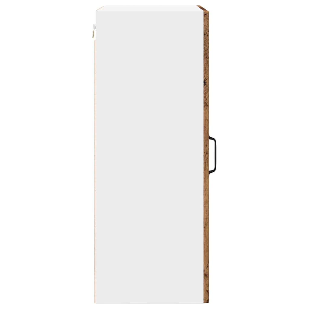 Keukenkast met plank Oudhout 50 x 31 x 80 cm Bewerkt hout is nu te koop bij PeponiXL, paradijselijk wonen!