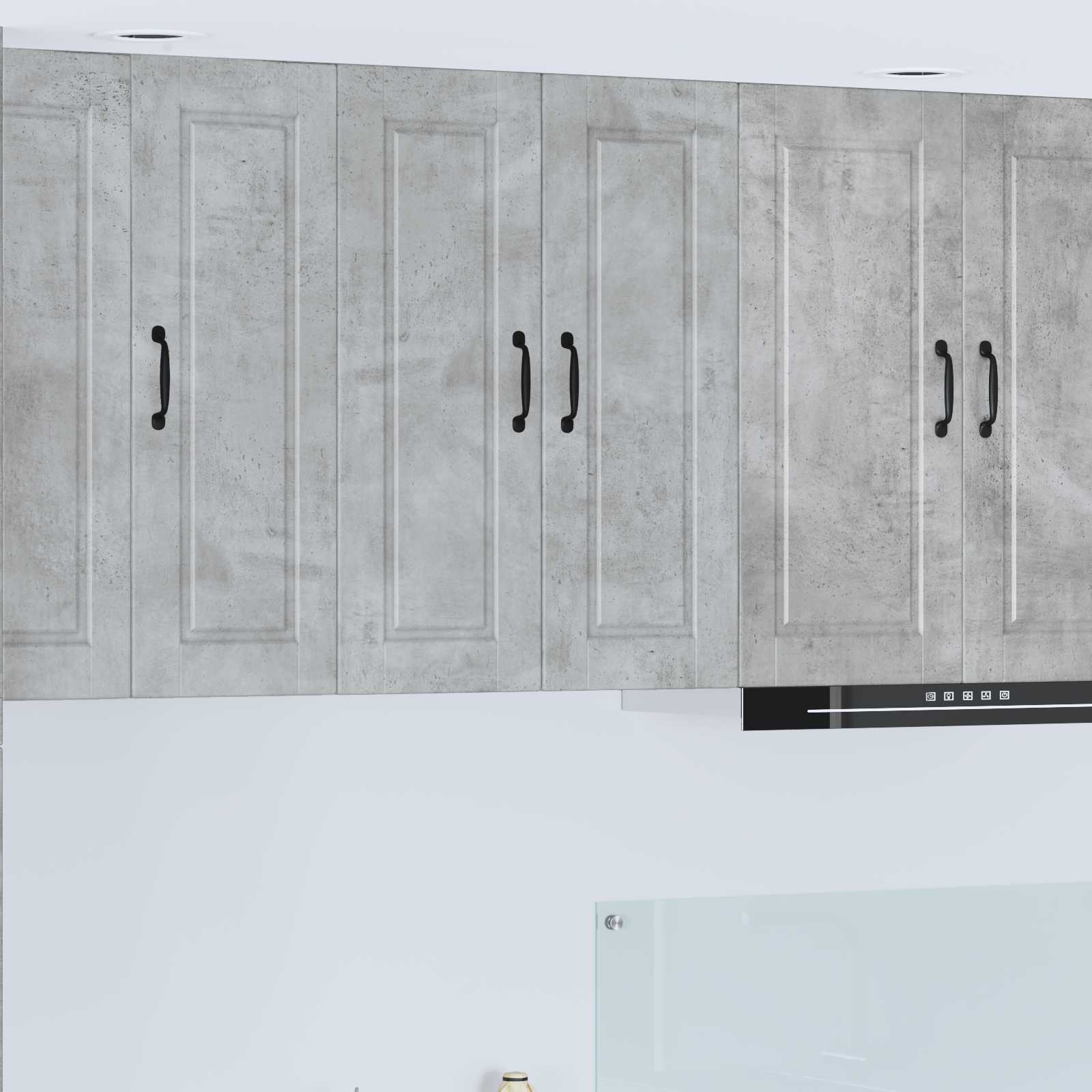 Vaatwasserpaneel Beton Grijs 60 x 31 x 80 cm Bewerkt hout is nu te koop bij PeponiXL, paradijselijk wonen!