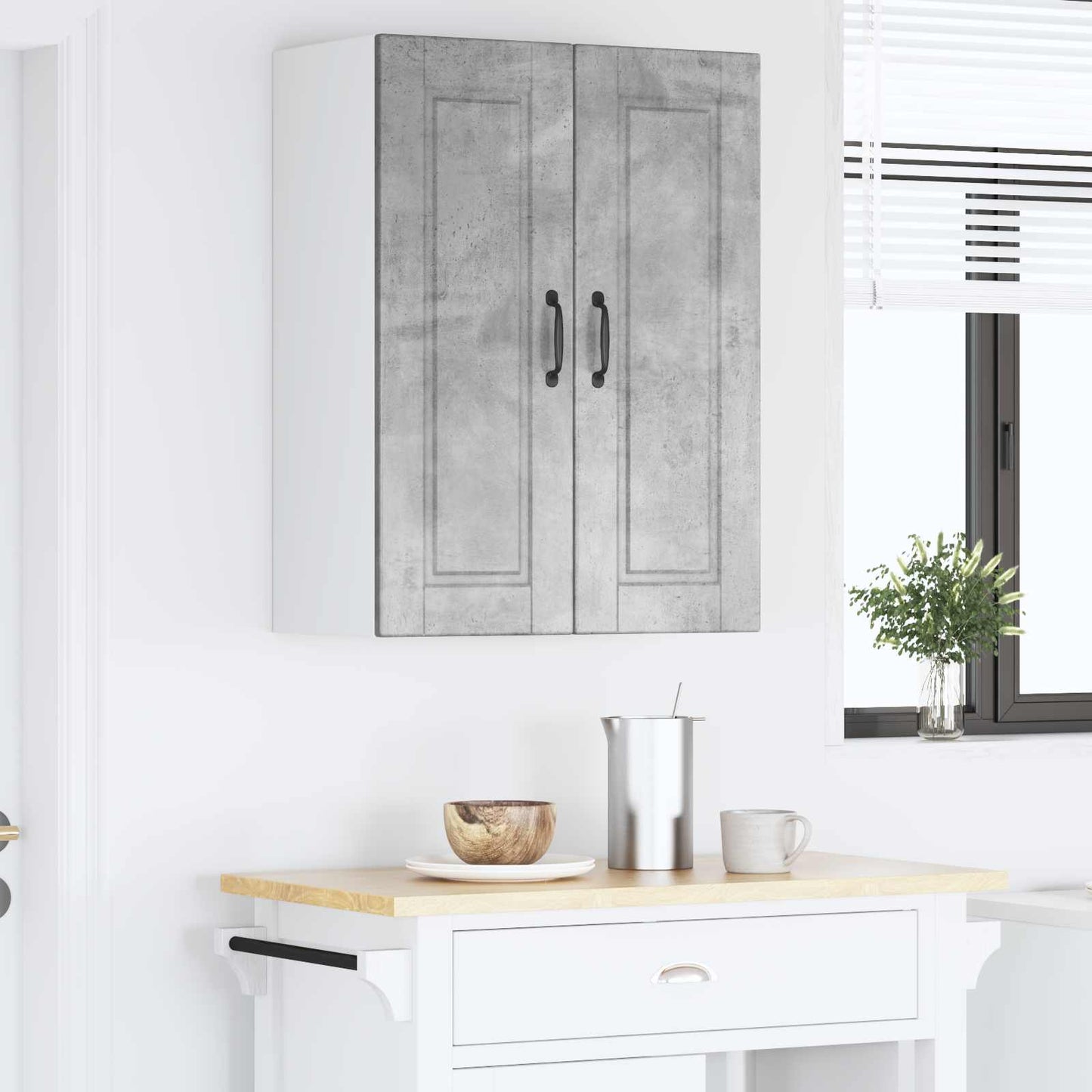 Vaatwasserpaneel Beton Grijs 60 x 31 x 80 cm Bewerkt hout is nu te koop bij PeponiXL, paradijselijk wonen!