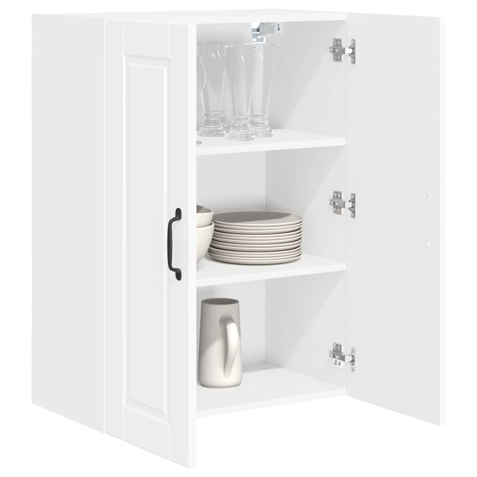 Vaatwasserpaneel Hoogglans wit 60 x 31 x 80 cm Bewerkt hout is nu te koop bij PeponiXL, paradijselijk wonen!