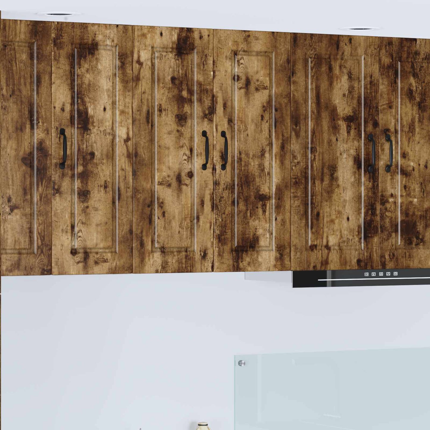 Vaatwasserpaneel Gerookt eiken 60 x 31 x 80 cm Bewerkt hout is nu te koop bij PeponiXL, paradijselijk wonen!