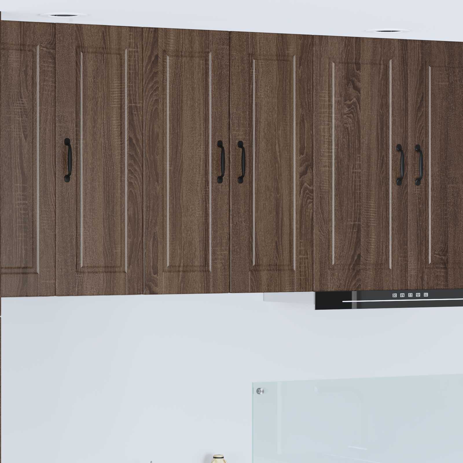 Vaatwasserpaneel Bruin Eiken 60 x 31 x 80 cm Bewerkt hout is nu te koop bij PeponiXL, paradijselijk wonen!