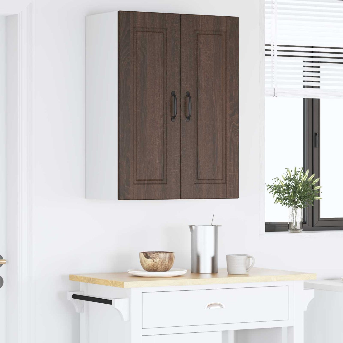 Vaatwasserpaneel Bruin Eiken 60 x 31 x 80 cm Bewerkt hout is nu te koop bij PeponiXL, paradijselijk wonen!