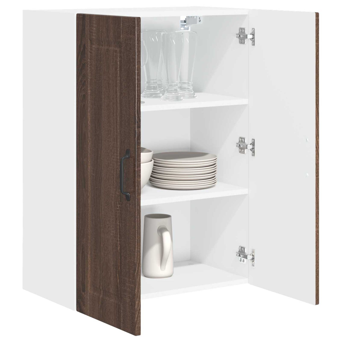Vaatwasserpaneel Bruin Eiken 60 x 31 x 80 cm Bewerkt hout is nu te koop bij PeponiXL, paradijselijk wonen!