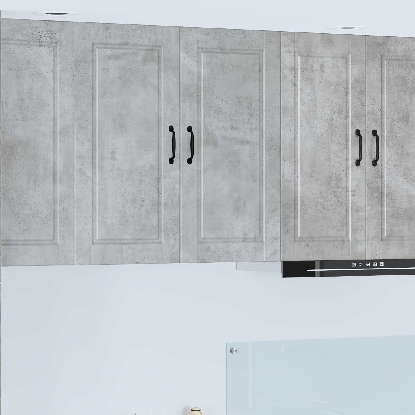 Vaatwasserpaneel Beton Grijs 80 x 31 x 80 cm Bewerkt hout is nu te koop bij PeponiXL, paradijselijk wonen!