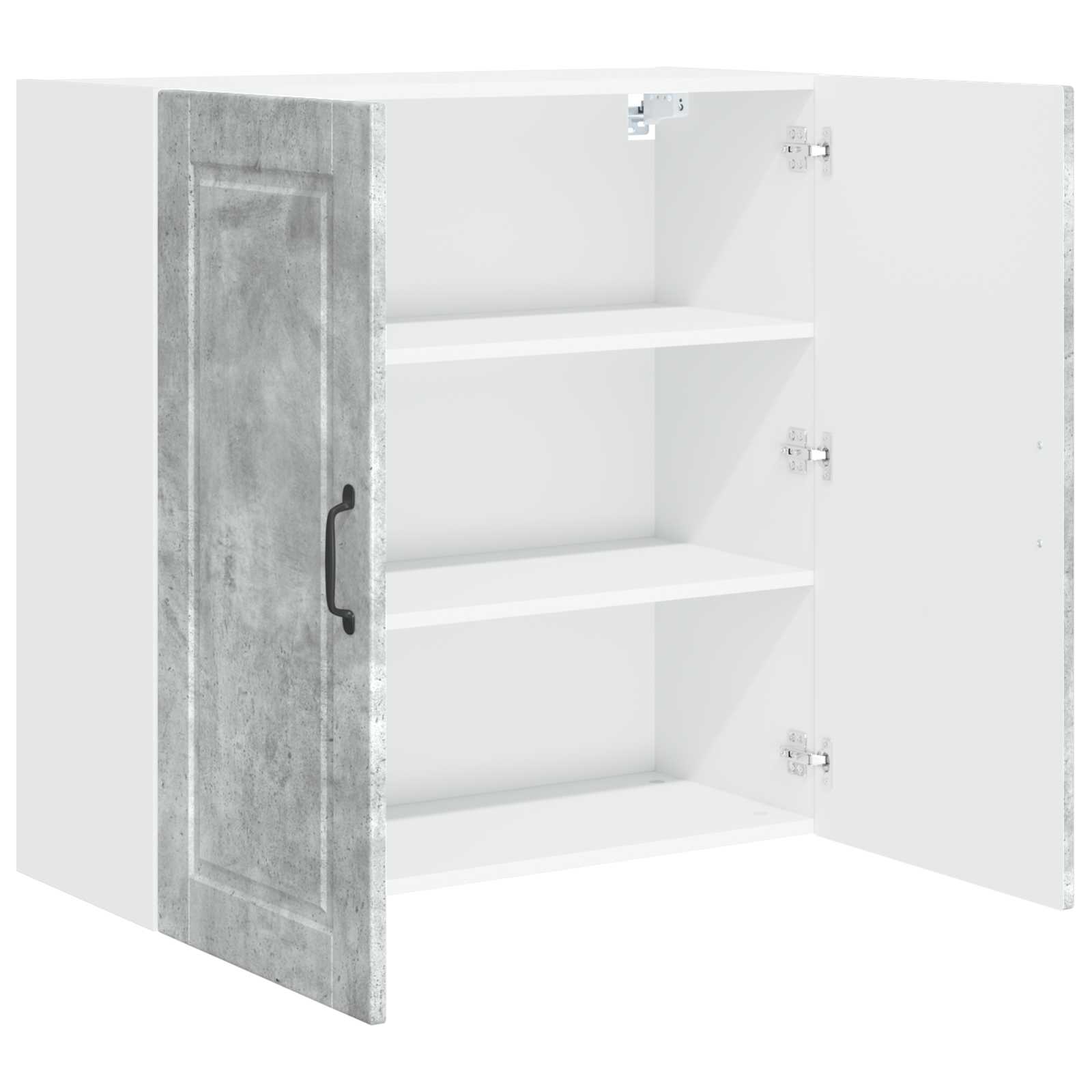Vaatwasserpaneel Beton Grijs 80 x 31 x 80 cm Bewerkt hout is nu te koop bij PeponiXL, paradijselijk wonen!