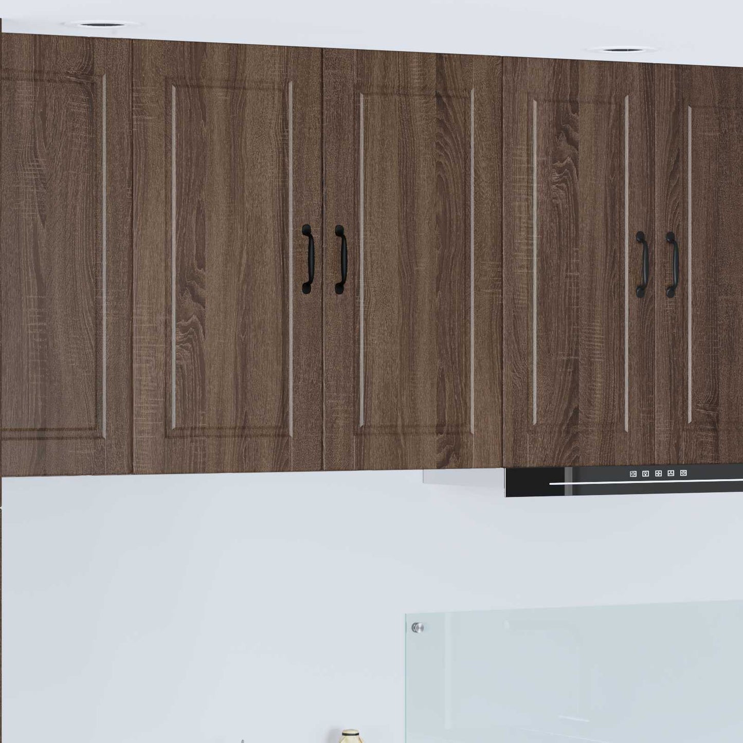 Vaatwasserpaneel Bruin Eiken 80 x 31 x 80 cm Bewerkt hout is nu te koop bij PeponiXL, paradijselijk wonen!