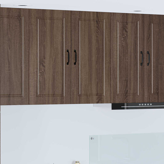 Vaatwasserpaneel Bruin Eiken 80 x 31 x 80 cm Bewerkt hout is nu te koop bij PeponiXL, paradijselijk wonen!
