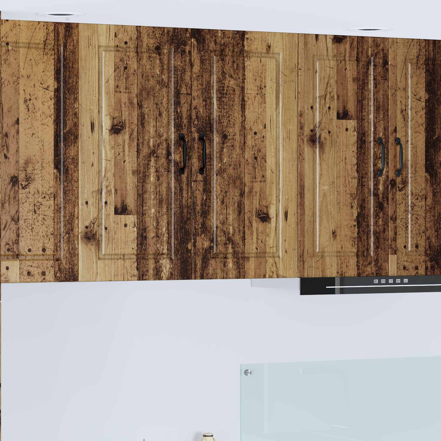 Keukenkast met plank Oudhout 80 x 31 x 80 cm Bewerkt hout is nu te koop bij PeponiXL, paradijselijk wonen!