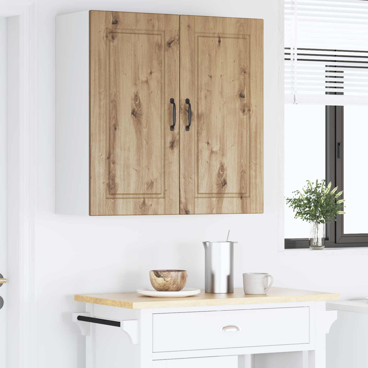 Vaatwasserpaneel Artisan Eiken 80 x 31 x 80 cm Bewerkt hout is nu te koop bij PeponiXL, paradijselijk wonen!