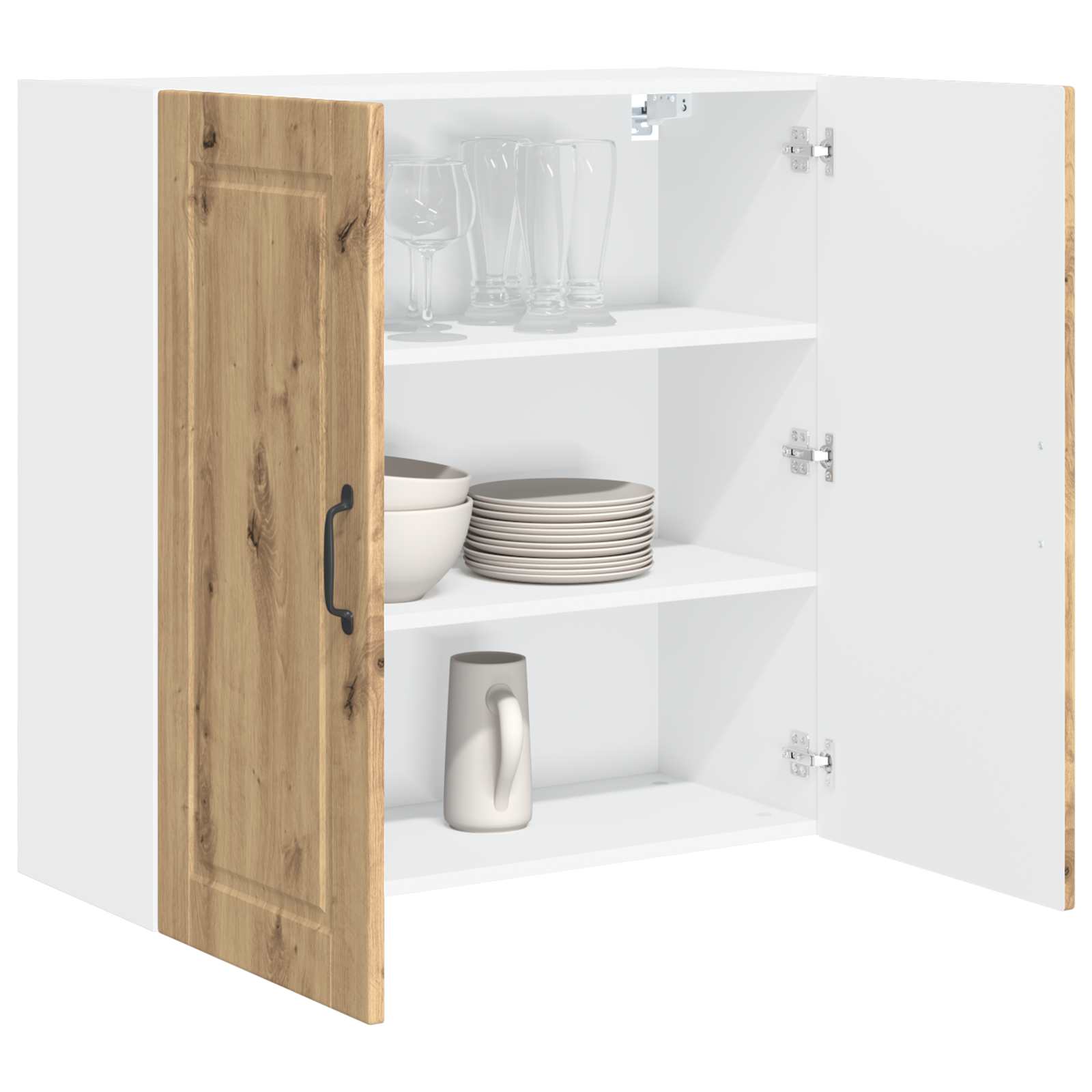 Vaatwasserpaneel Artisan Eiken 80 x 31 x 80 cm Bewerkt hout is nu te koop bij PeponiXL, paradijselijk wonen!