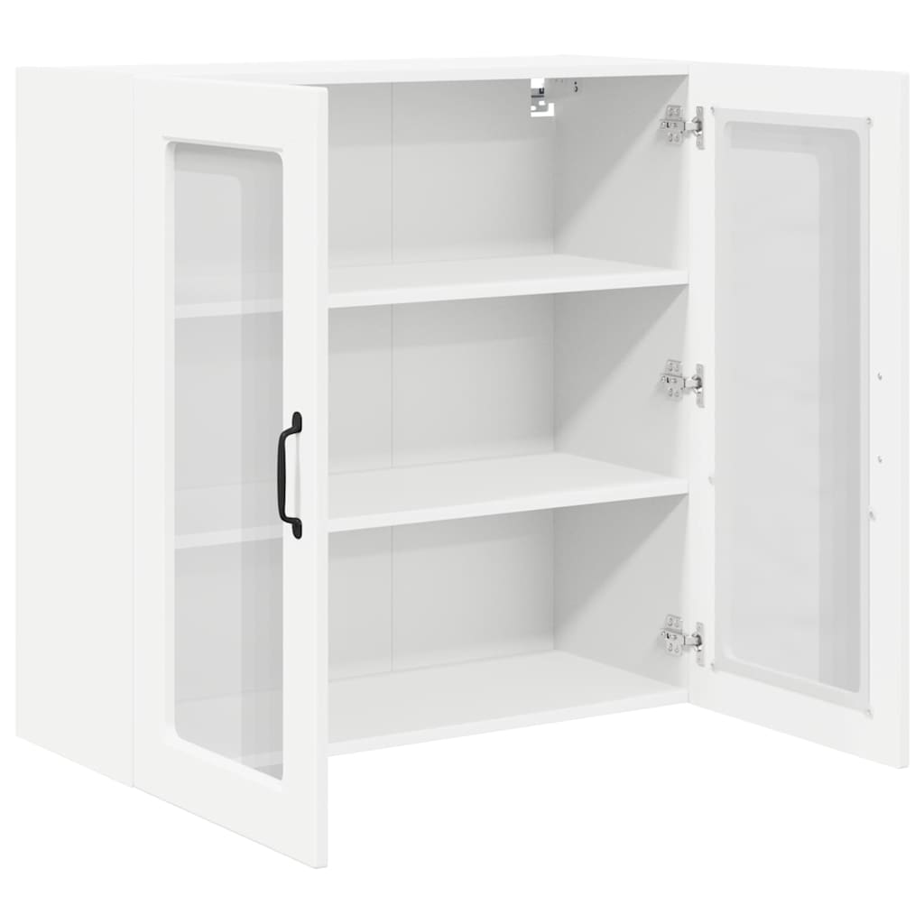 Keukenkast met plank Wit 80 x 31 x 80 cm Bewerkt hout is nu te koop bij PeponiXL, paradijselijk wonen!