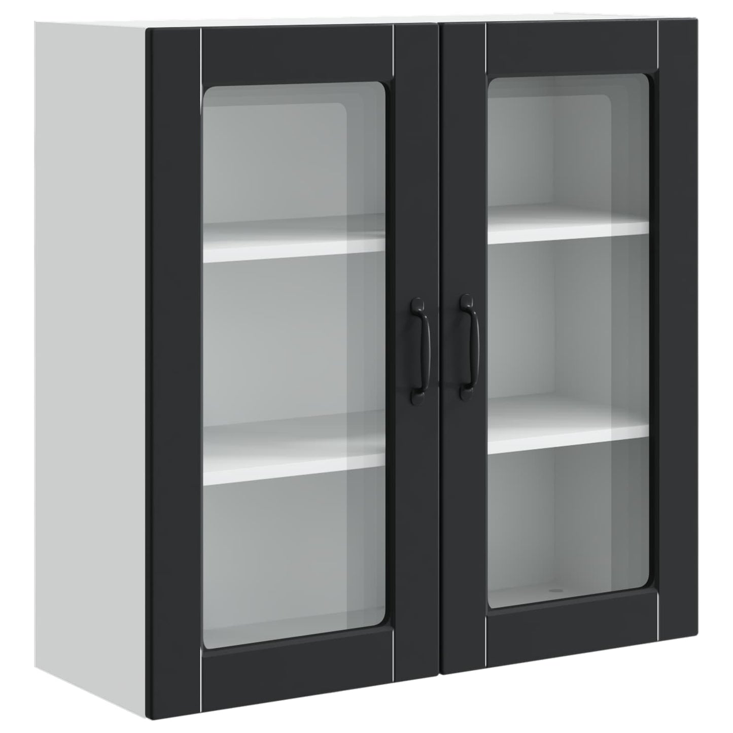 Vaatwasserpaneel met plank Zwart 80 x 31 x 80 cm Bewerkt hout is nu te koop bij PeponiXL, paradijselijk wonen!