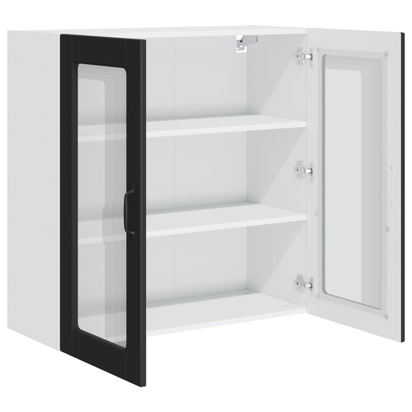 Vaatwasserpaneel met plank Zwart 80 x 31 x 80 cm Bewerkt hout is nu te koop bij PeponiXL, paradijselijk wonen!