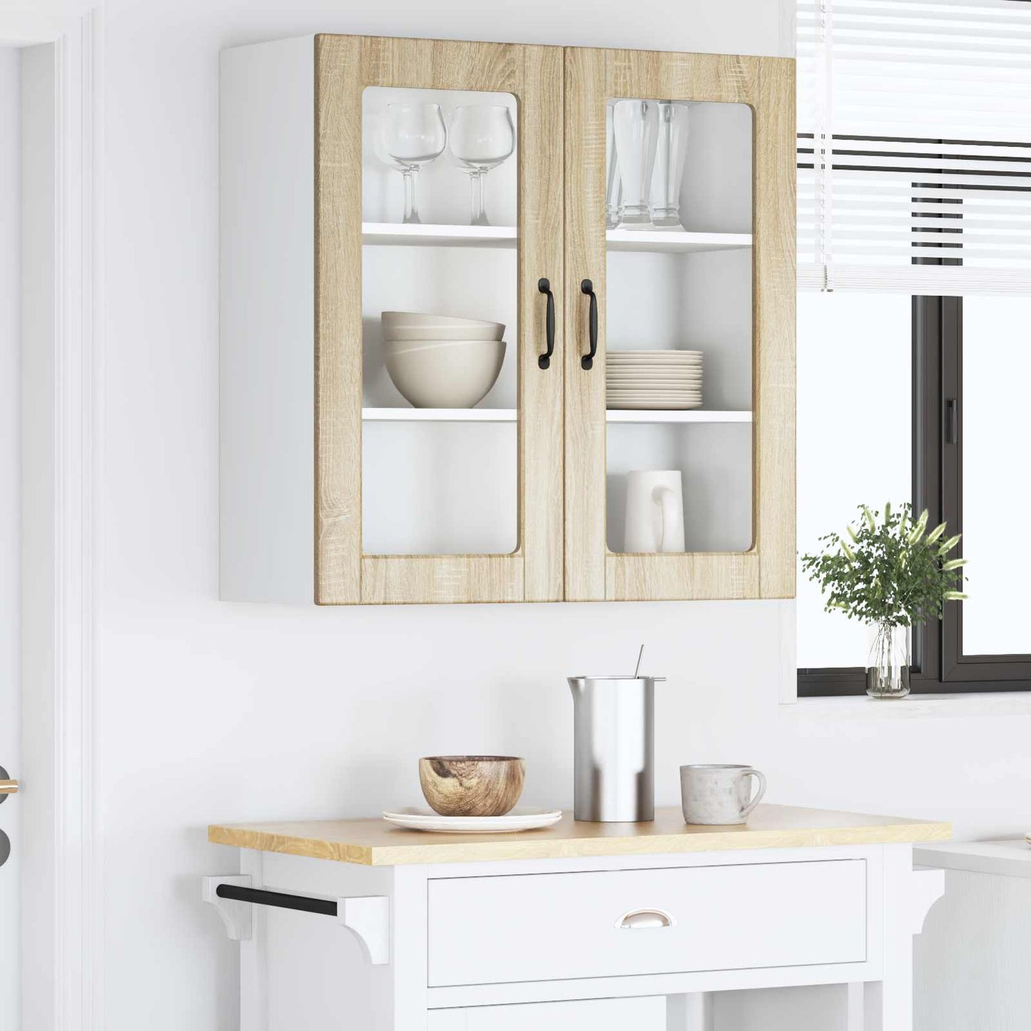 Vaatwasserpaneel Sonoma Eiken 80 x 31 x 80 cm Bewerkt hout is nu te koop bij PeponiXL, paradijselijk wonen!