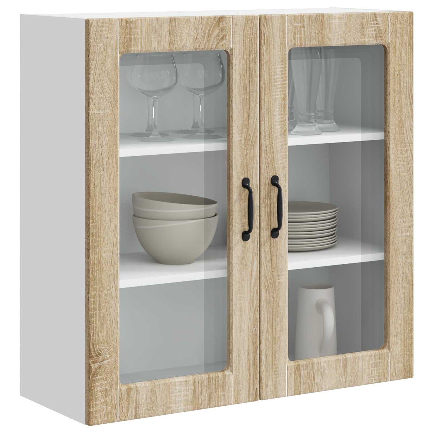 Vaatwasserpaneel Sonoma Eiken 80 x 31 x 80 cm Bewerkt hout is nu te koop bij PeponiXL, paradijselijk wonen!
