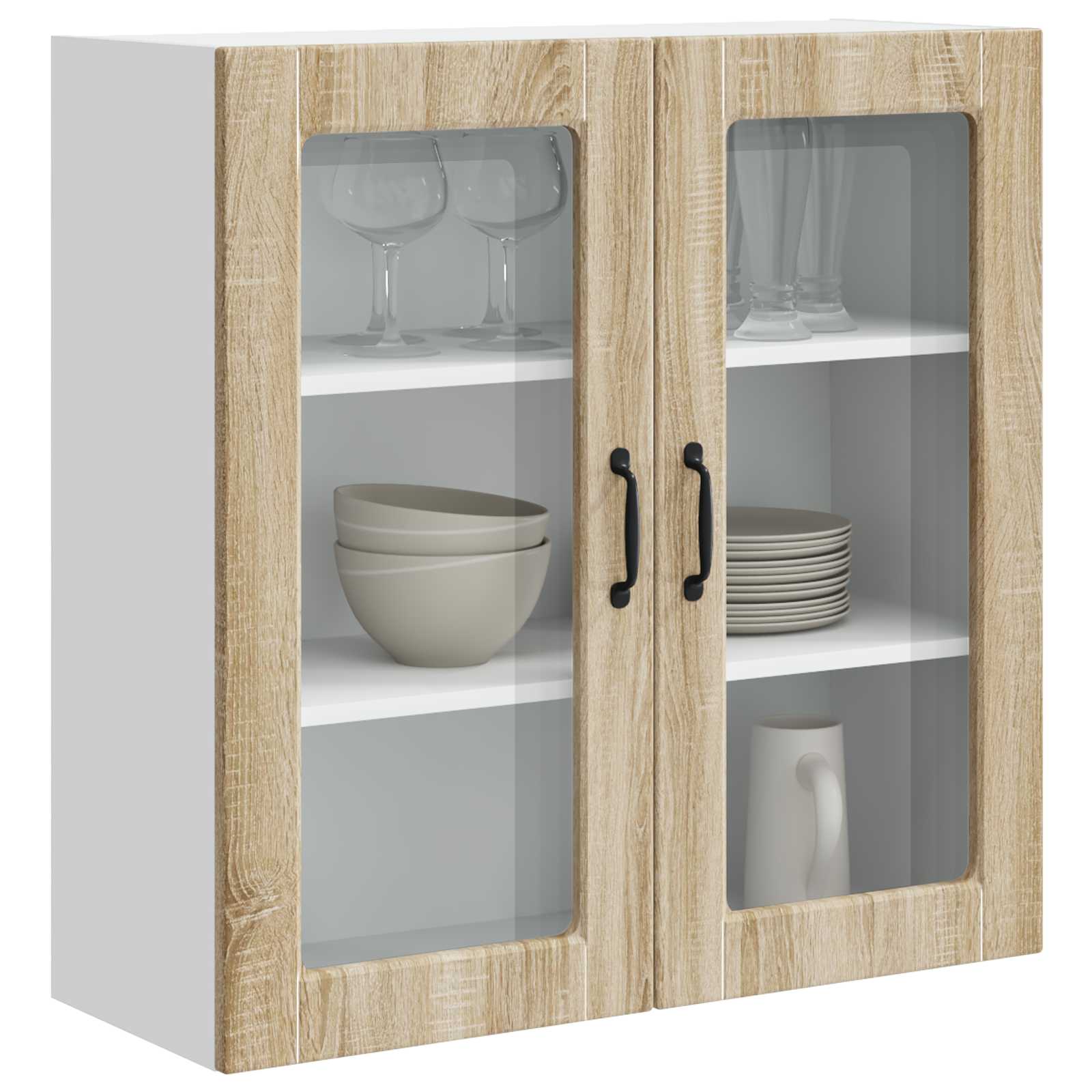 Vaatwasserpaneel Sonoma Eiken 80 x 31 x 80 cm Bewerkt hout is nu te koop bij PeponiXL, paradijselijk wonen!