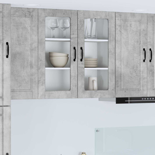 Vaatwasserpaneel Beton Grijs 80 x 31 x 80 cm Bewerkt hout is nu te koop bij PeponiXL, paradijselijk wonen!