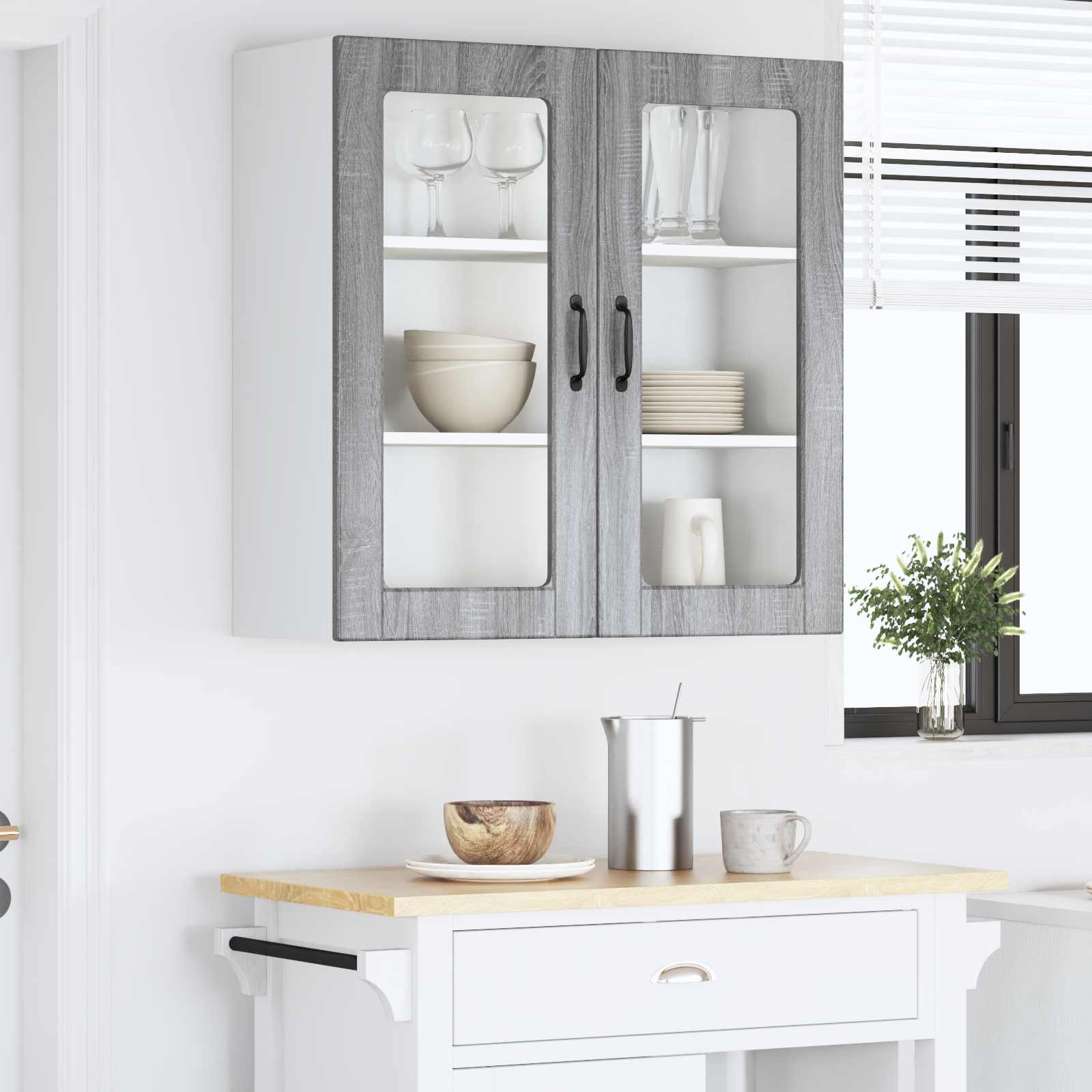 Vaatwasserpaneel Grijs Sonoma 80 x 31 x 80 cm Bewerkt hout is nu te koop bij PeponiXL, paradijselijk wonen!