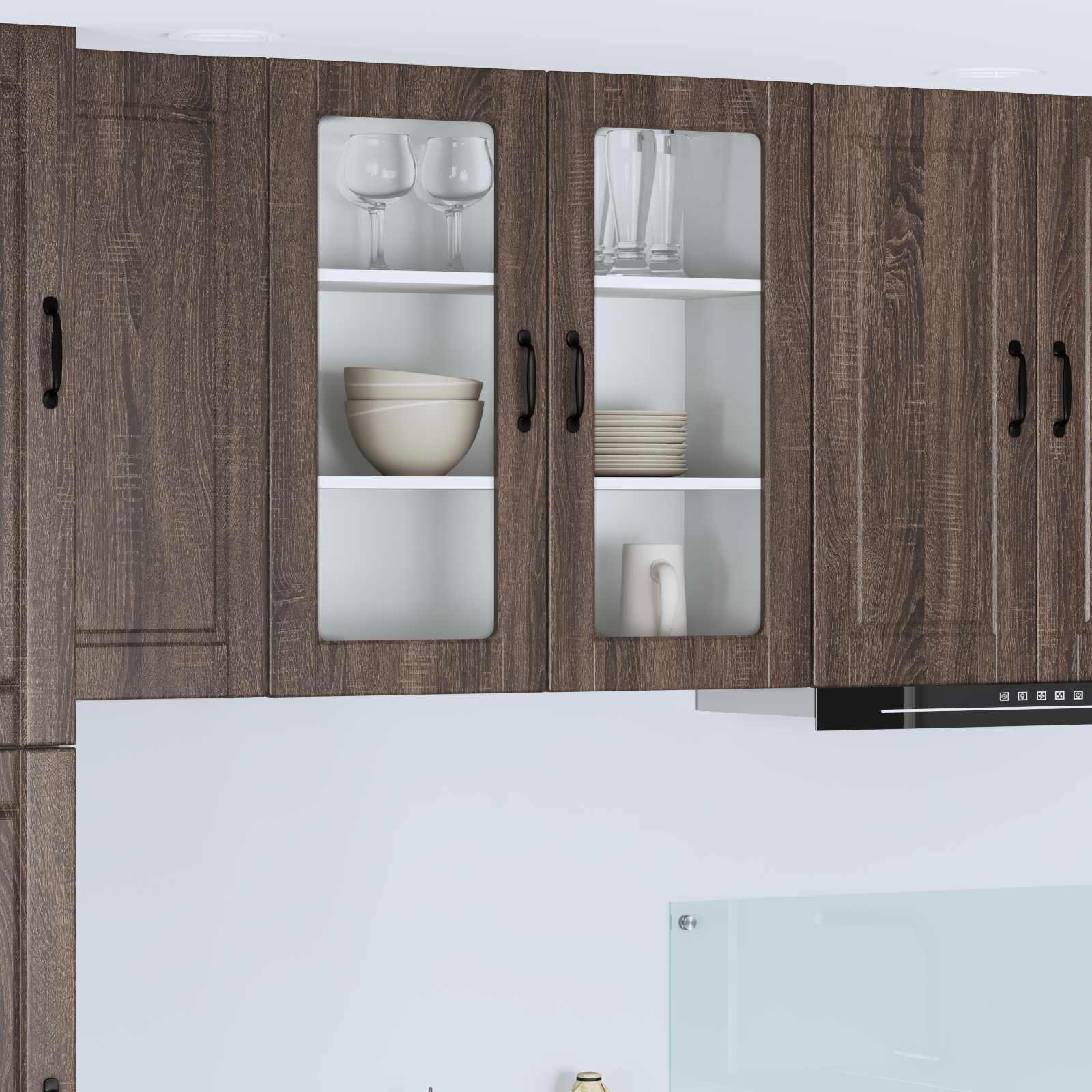 Vaatwasserpaneel Bruin Eiken 80 x 31 x 80 cm Bewerkt hout is nu te koop bij PeponiXL, paradijselijk wonen!