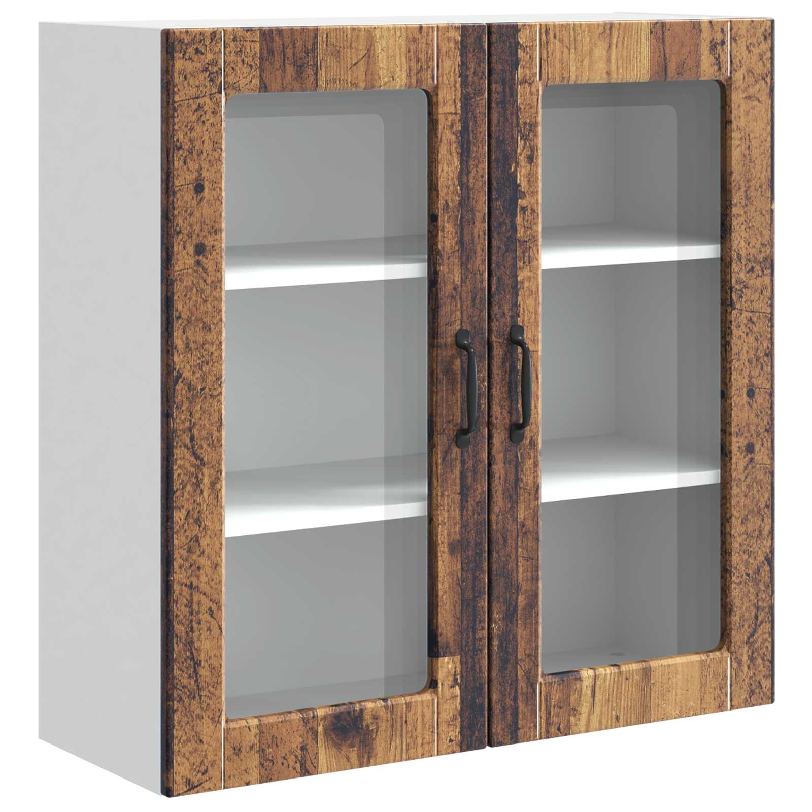 Vaatwasserpaneel met plank Oudhout 80 x 31 x 80 cm Bewerkt hout is nu te koop bij PeponiXL, paradijselijk wonen!