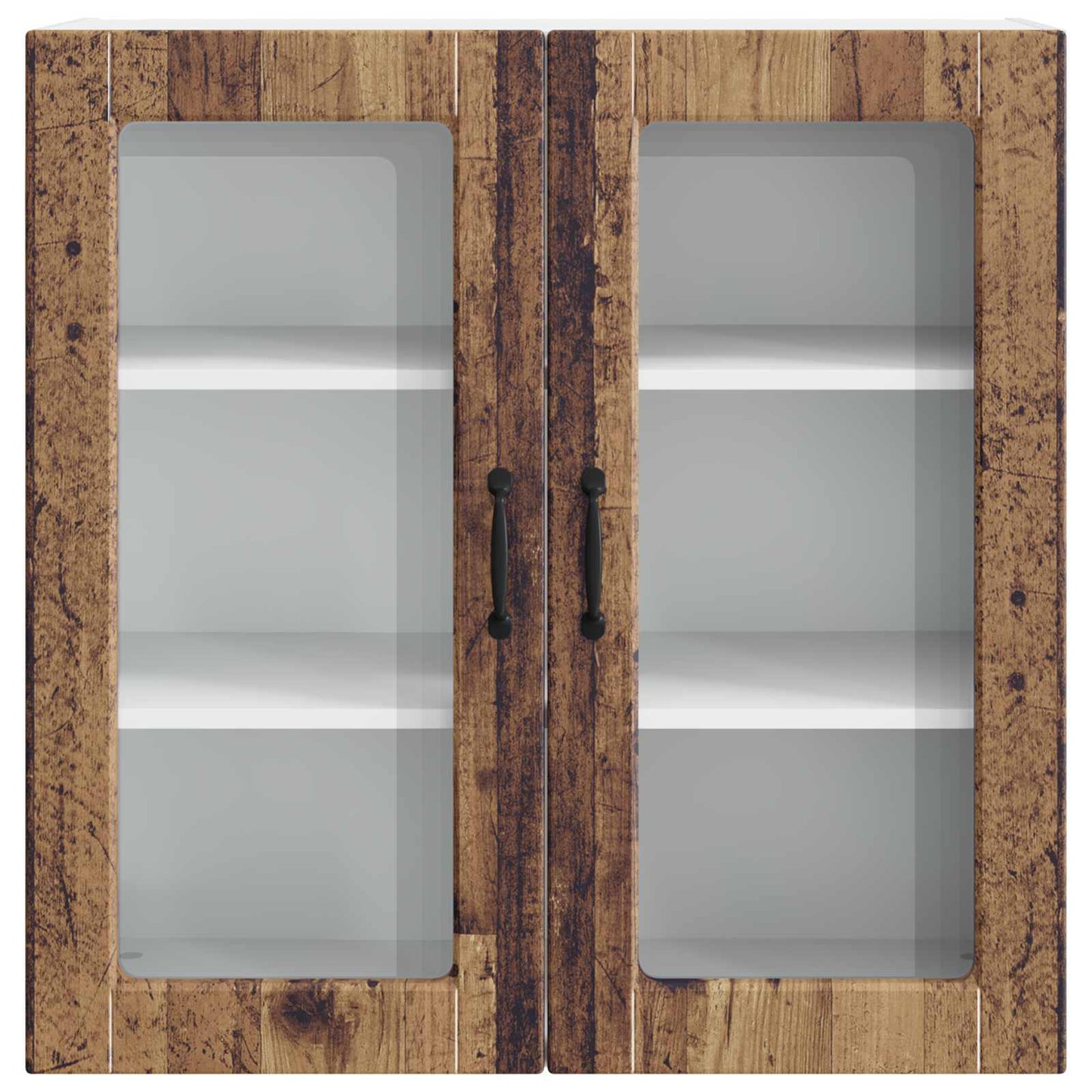 Vaatwasserpaneel met plank Oudhout 80 x 31 x 80 cm Bewerkt hout is nu te koop bij PeponiXL, paradijselijk wonen!