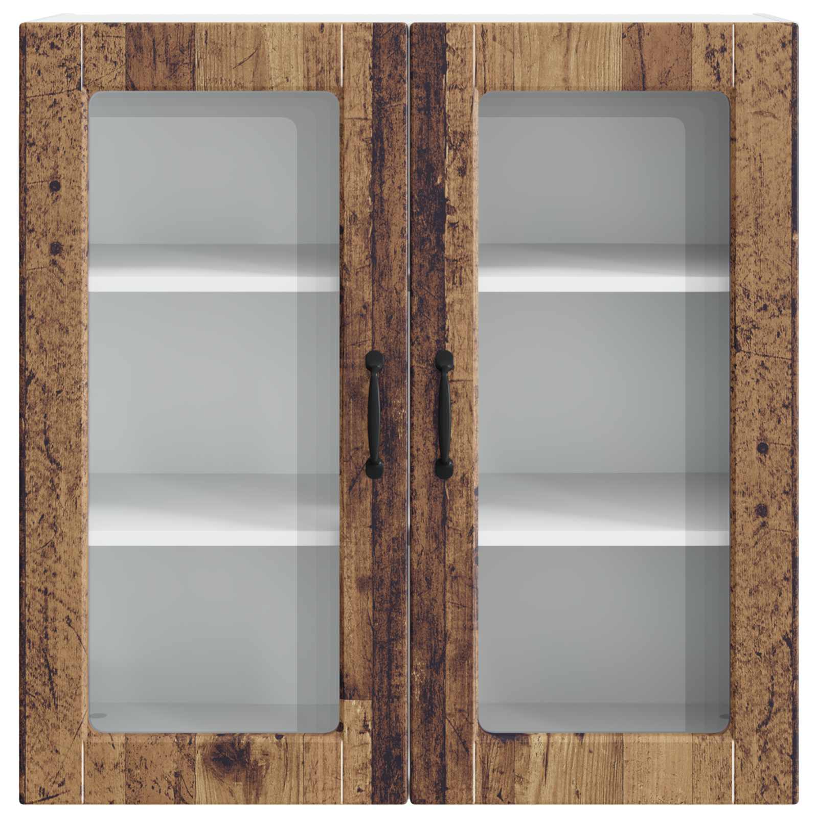 Vaatwasserpaneel met plank Oudhout 80 x 31 x 80 cm Bewerkt hout is nu te koop bij PeponiXL, paradijselijk wonen!