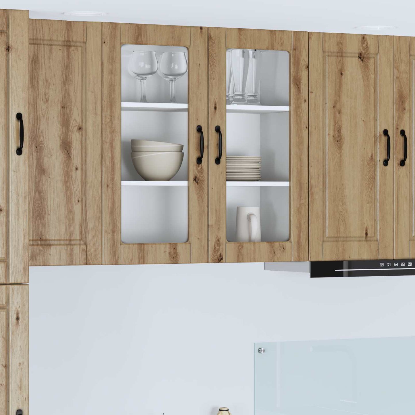 Vaatwasserpaneel Artisan Eiken 80 x 31 x 80 cm Bewerkt hout is nu te koop bij PeponiXL, paradijselijk wonen!